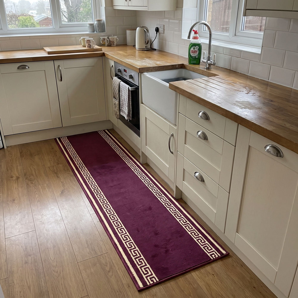 Key Purple Kitchen Runner