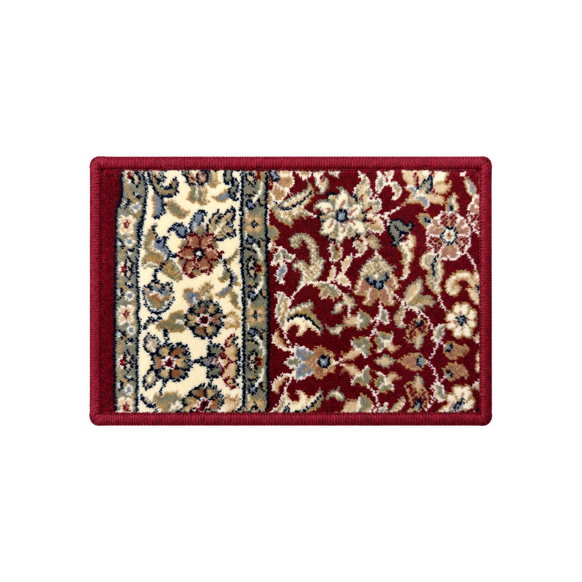 Ancient Garden Red/Ivory 57078-1414 Sample
