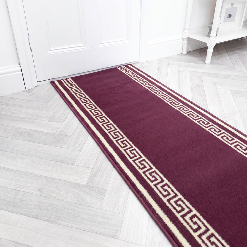 Key Purple Hall Runner