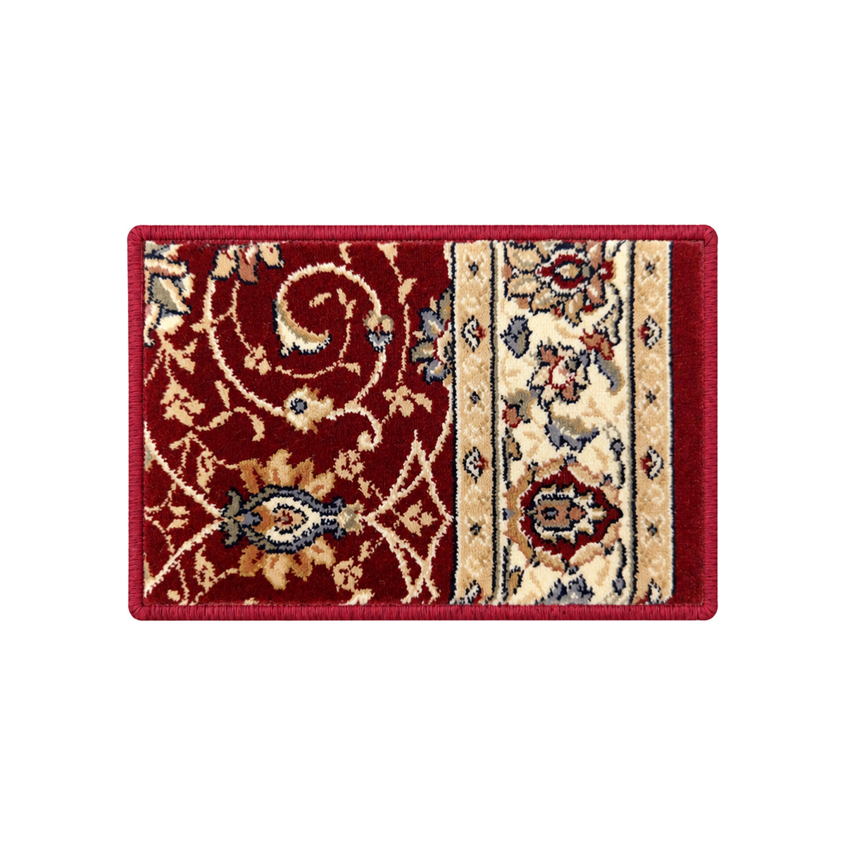 Ancient Garden Red/Ivory 57120-1464 Sample