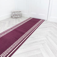 Key Purple Hall Runner
