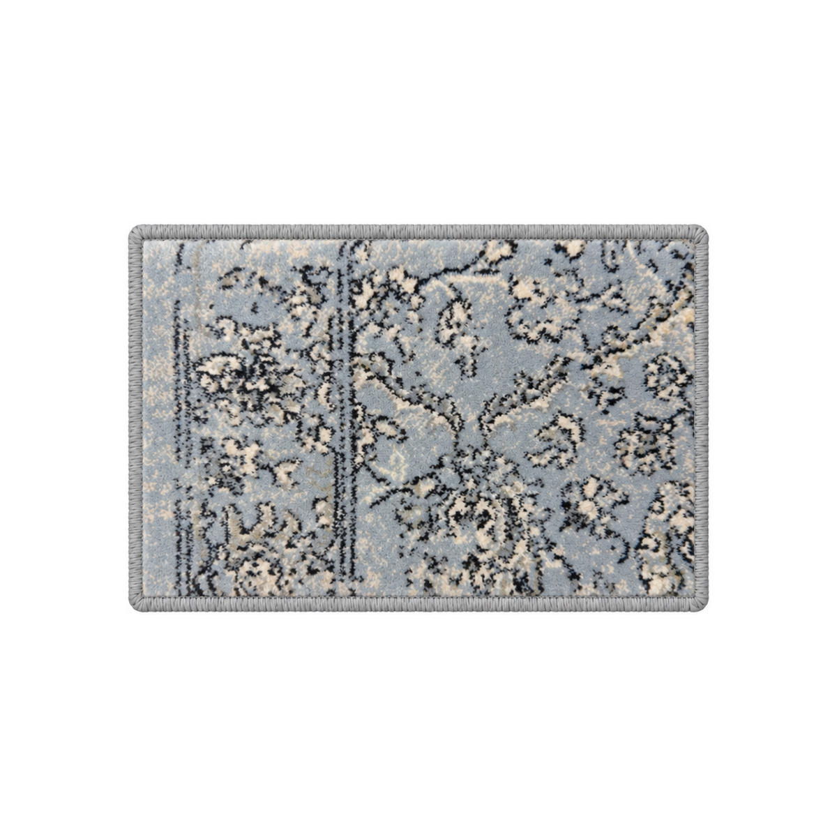 Ancient Garden Steel Blue/Cream 57136-4646 Sample