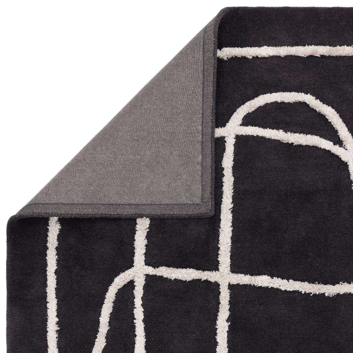 Matrix Infinity Charcoal Rug
