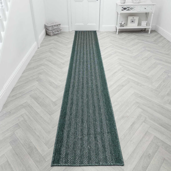 Beachfront Green Hall Runner