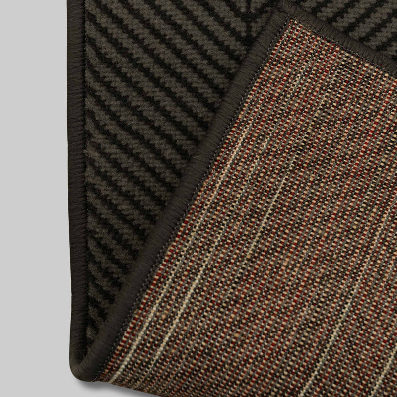Dancette Dark Grey runner backing