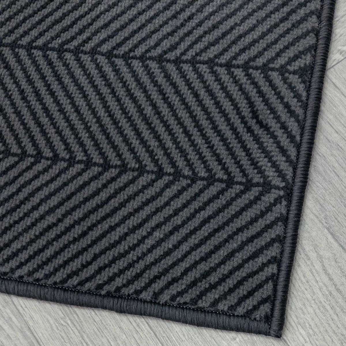 Dancette Dark Gray Rug Runner
