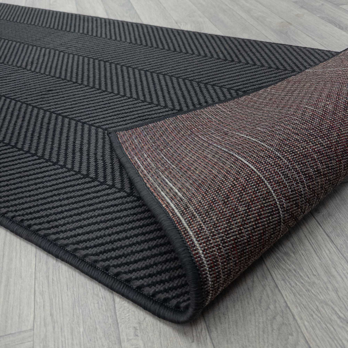 Dancette Dark Gray Rug Runner