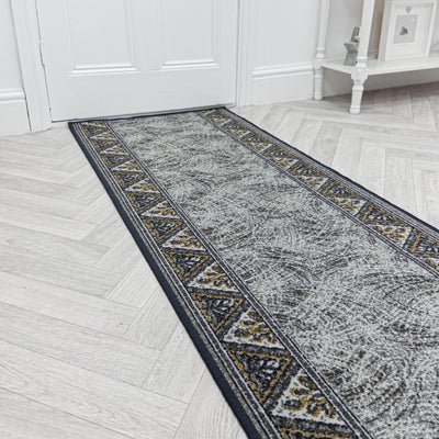 Eiger Dark Grey Hall Runner