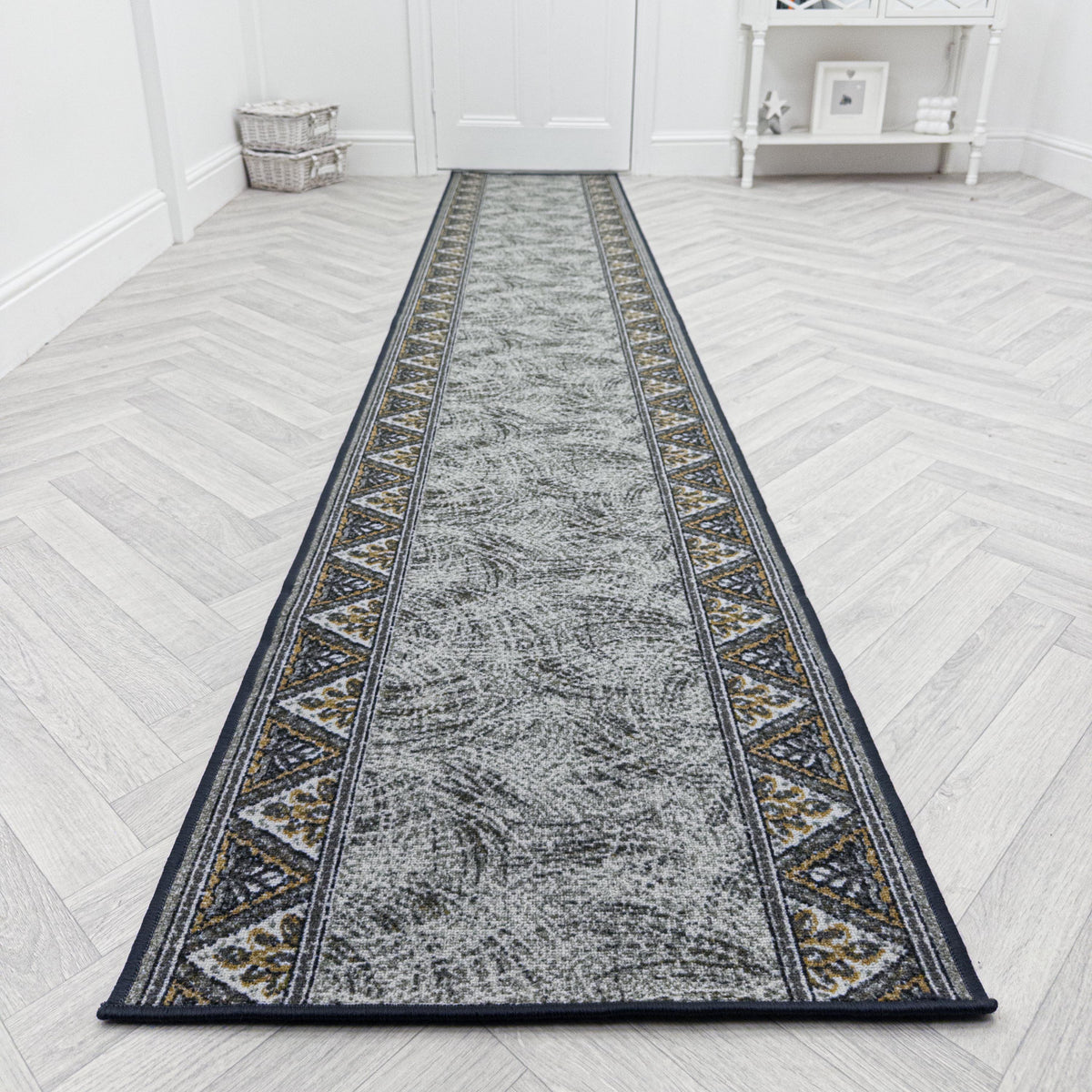 Eiger Dark Grey Hall Runner