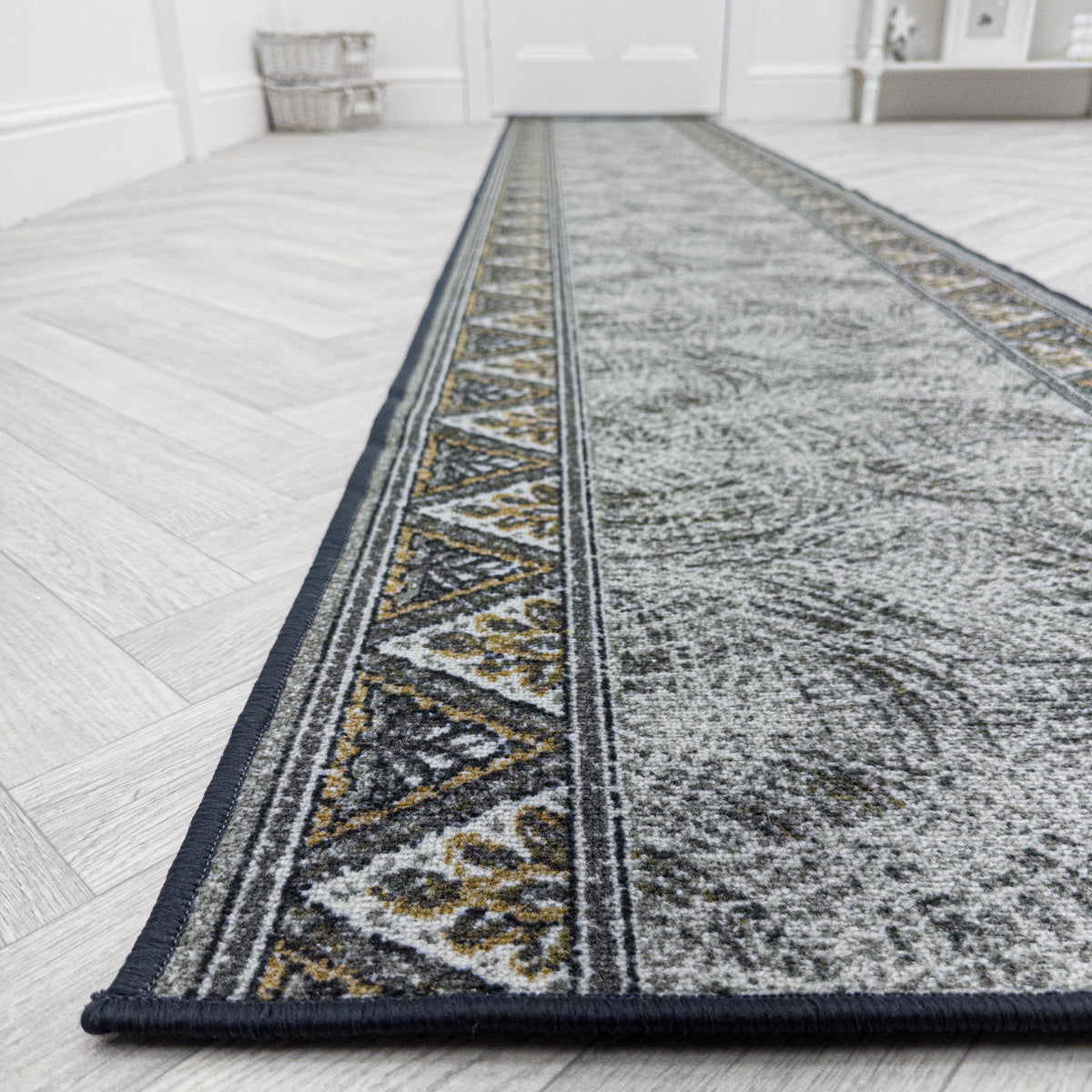 Eiger Dark Grey Hall Runner