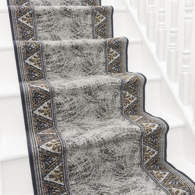 Eiger Dark Grey Stair Runner