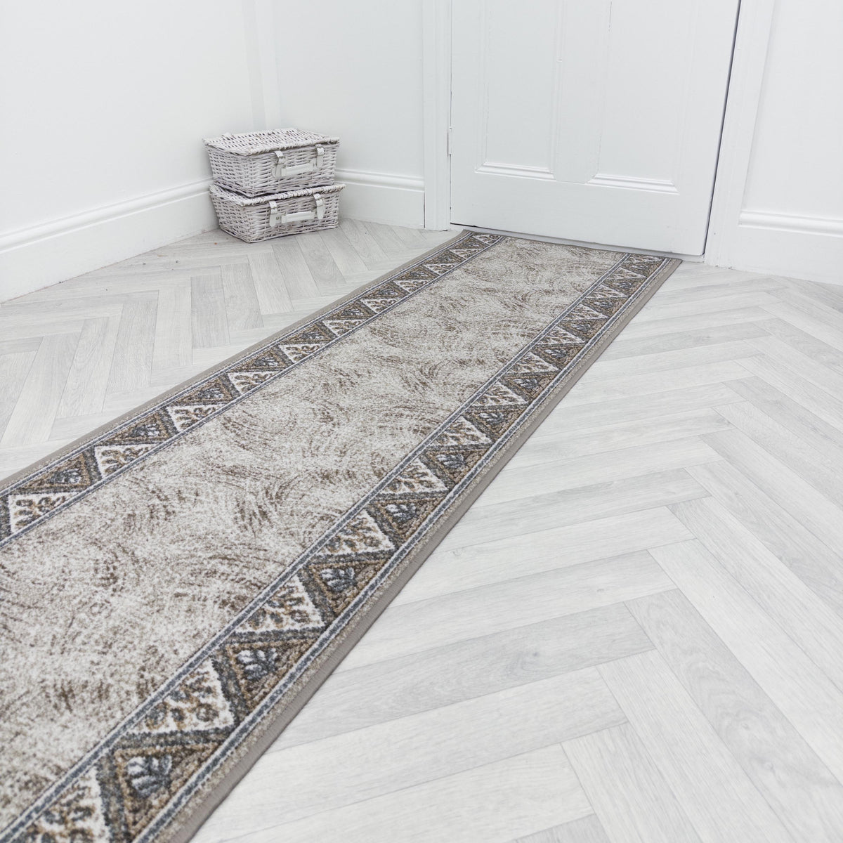Eiger Light Brown Hall Runner