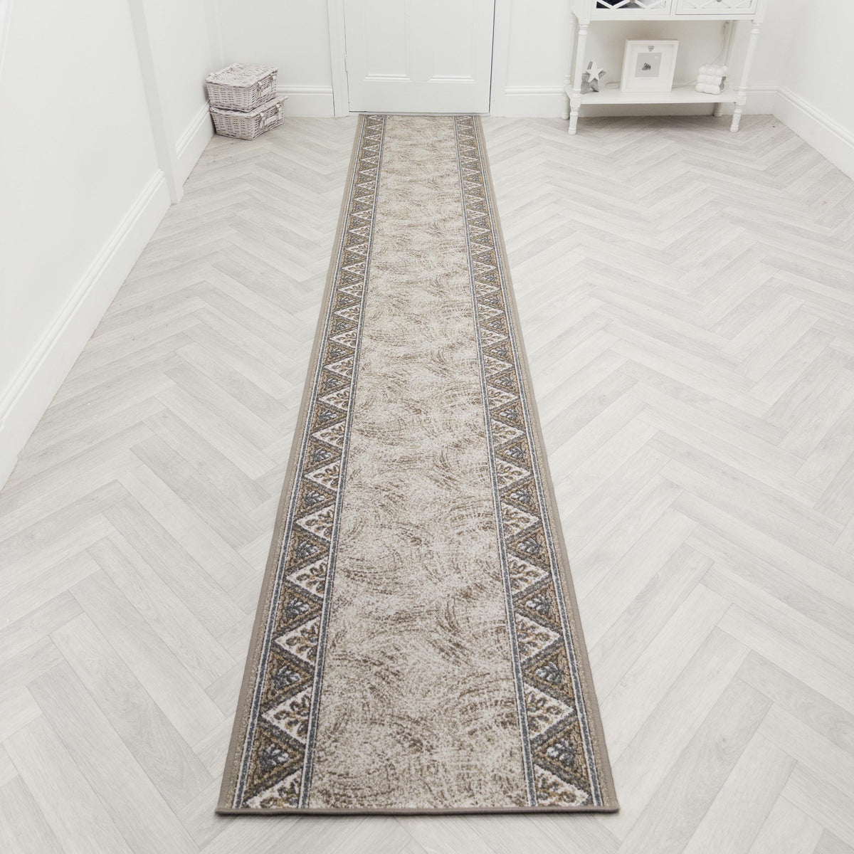 Eiger Light Brown Hall Runner