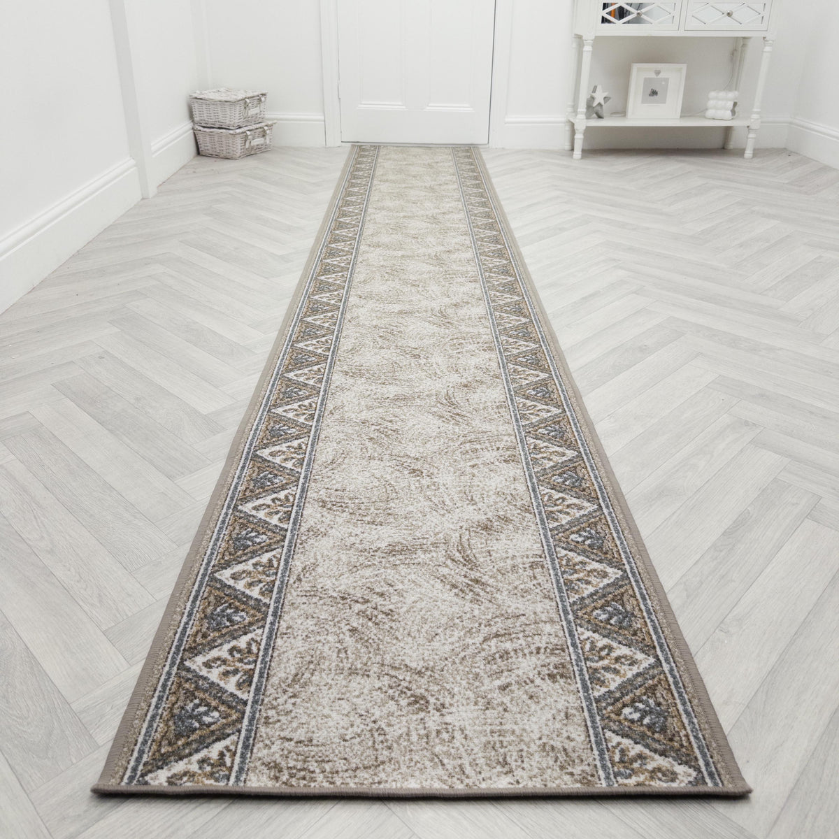 Eiger Light Brown Hall Runner