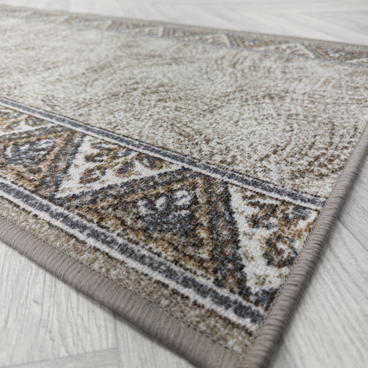 Eiger Light Brown Hall Runner