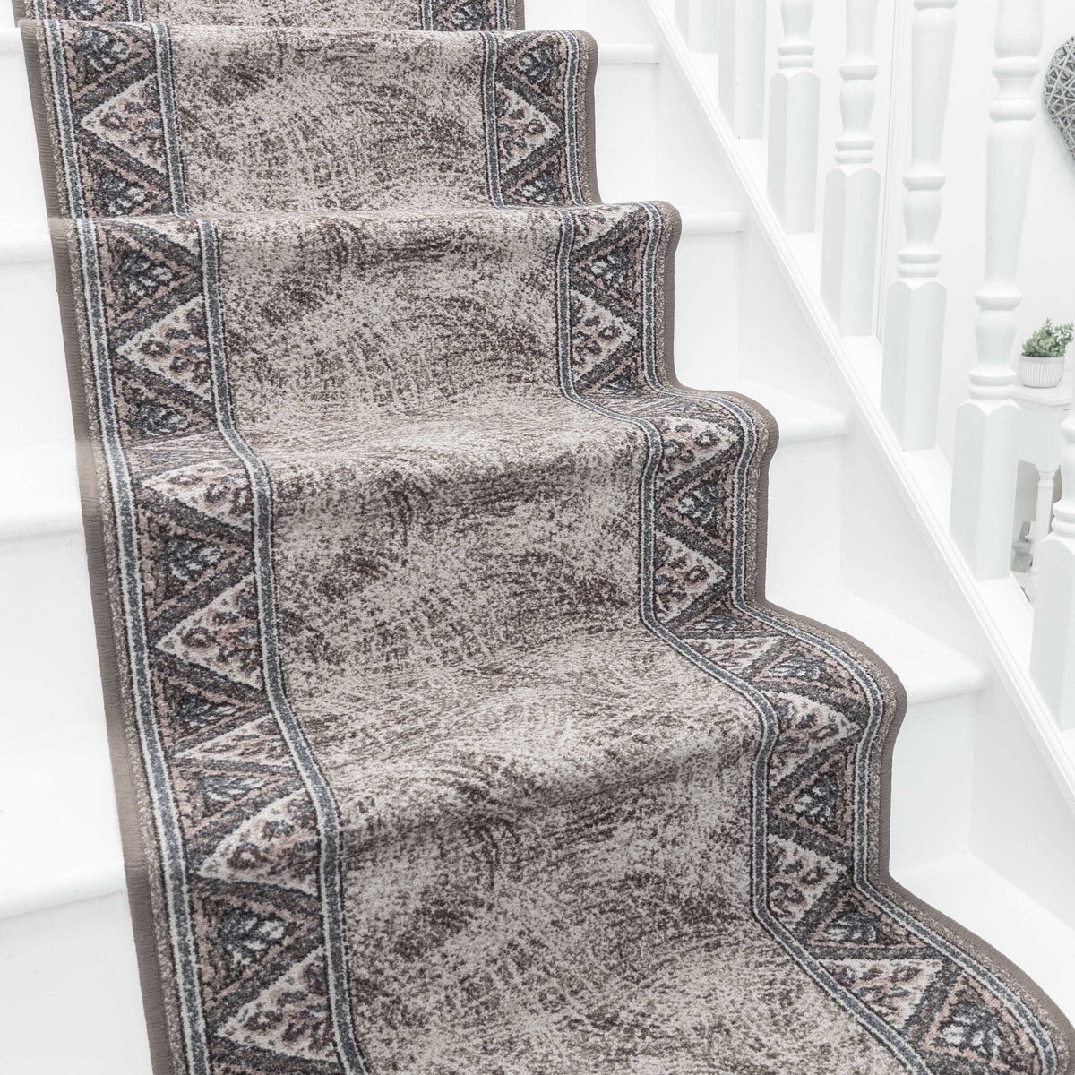 Eiger Light Brown Stair Runner