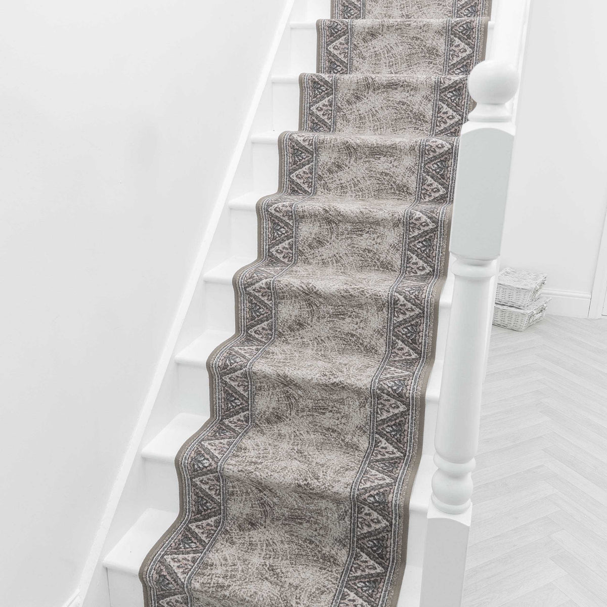 Eiger Light Brown Stair Runner