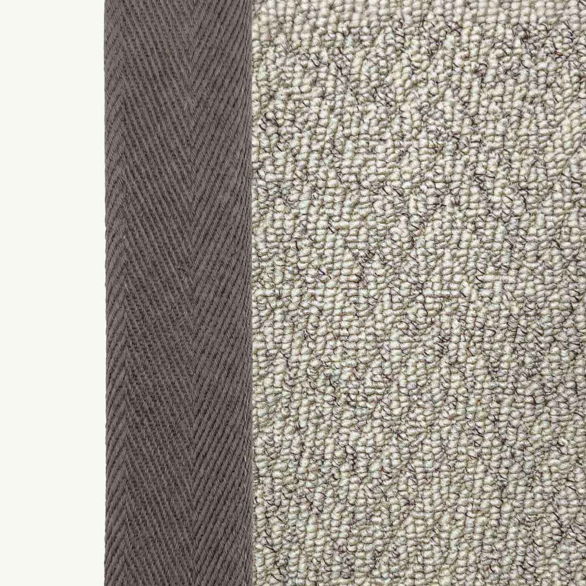 Country Herringbone Biscotti Taupe Tape Sample