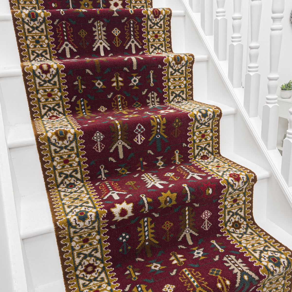 Kashmir Red 276744 Stair Runner