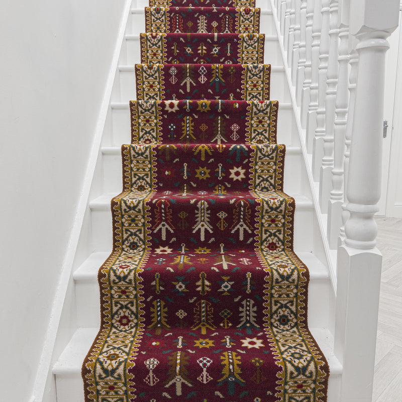 Kashmir Red 276744 Stair Runner