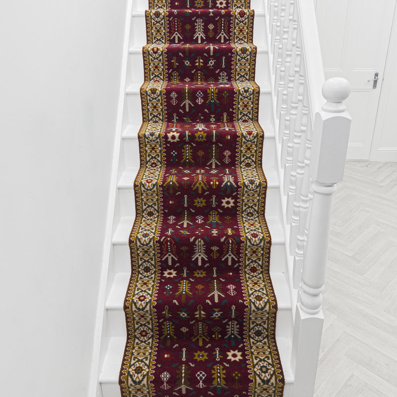 Kashmir Red 276744 Stair Runner