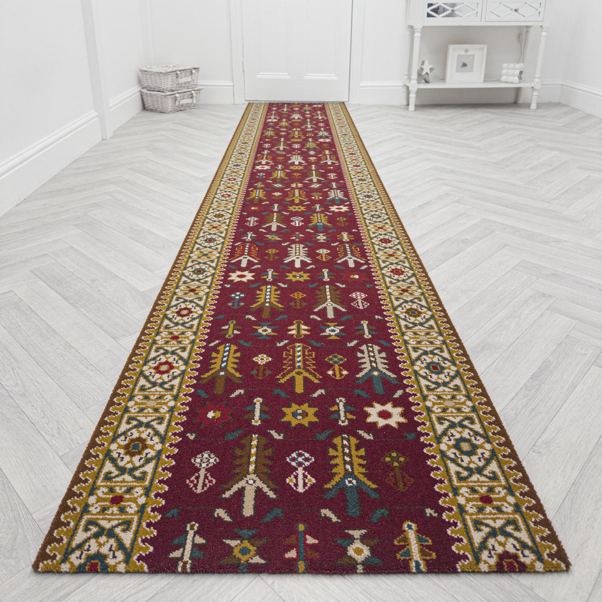 Kashmir Red 276744 Hall Runner