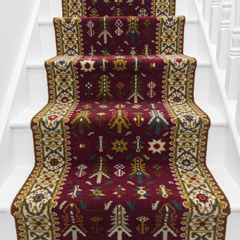 Kashmir Red 276744 Stair Runner