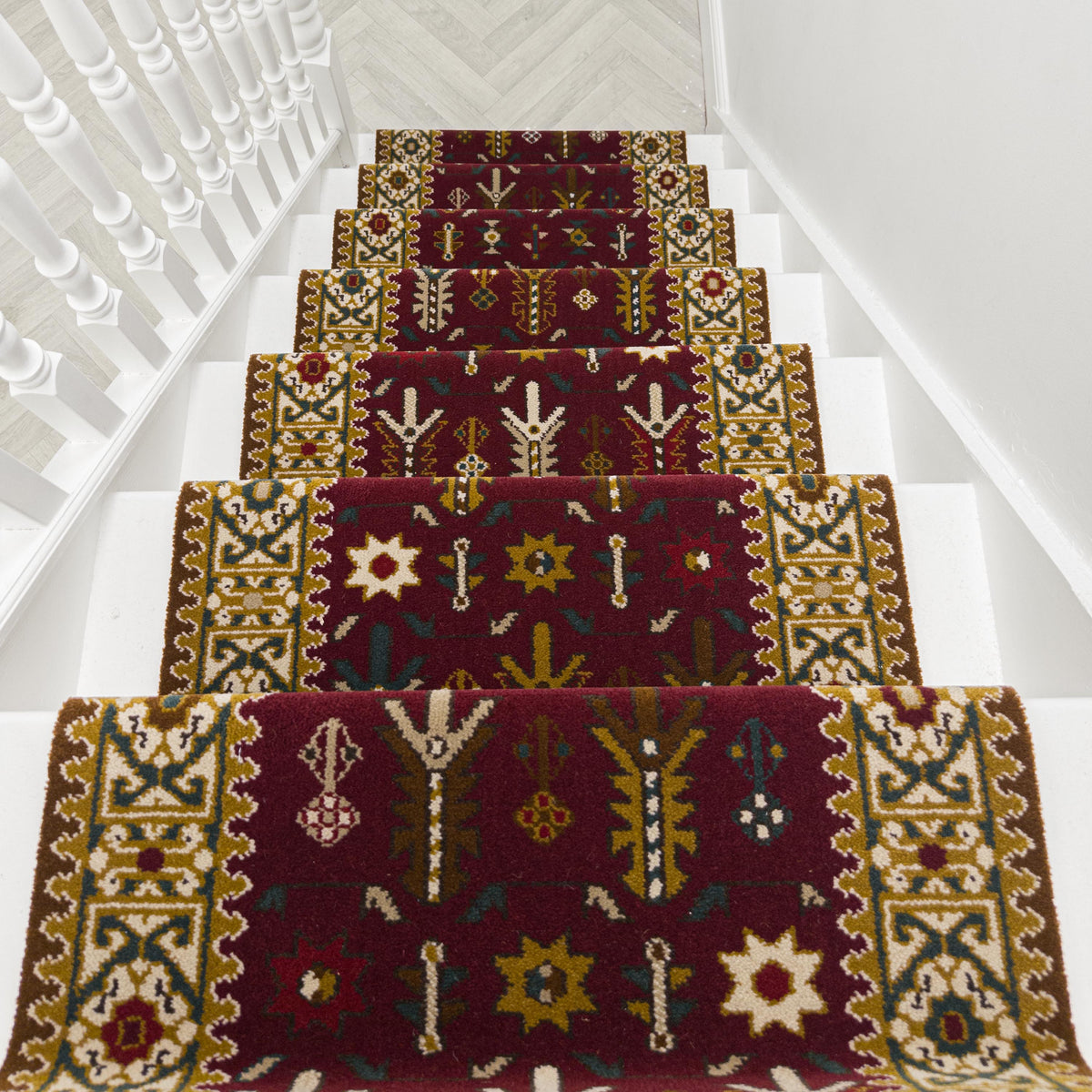 Kashmir Red 276744 Stair Runner