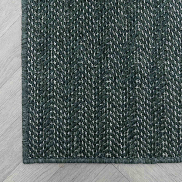 Mirage Green rug corner