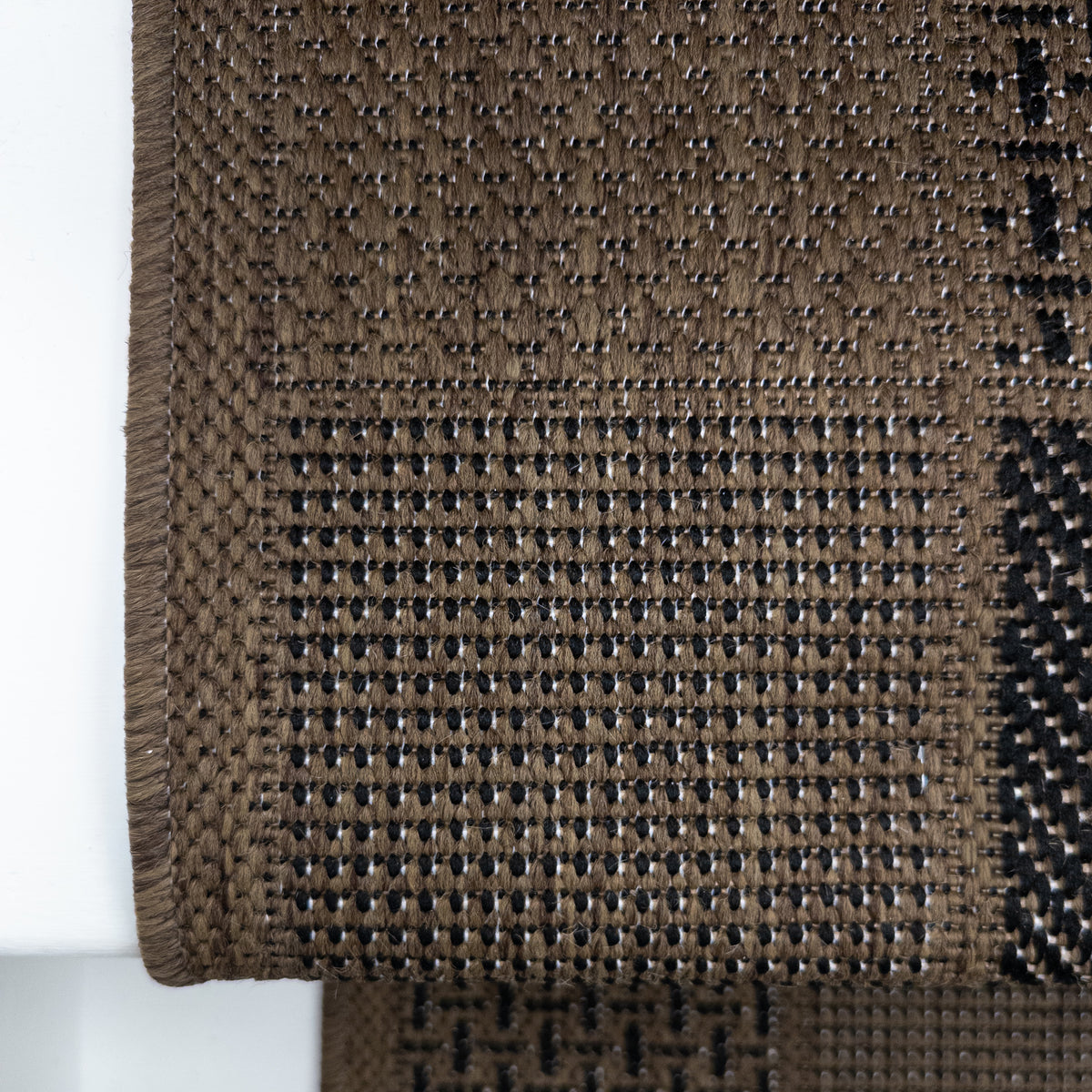Patch Brown Stair Runner