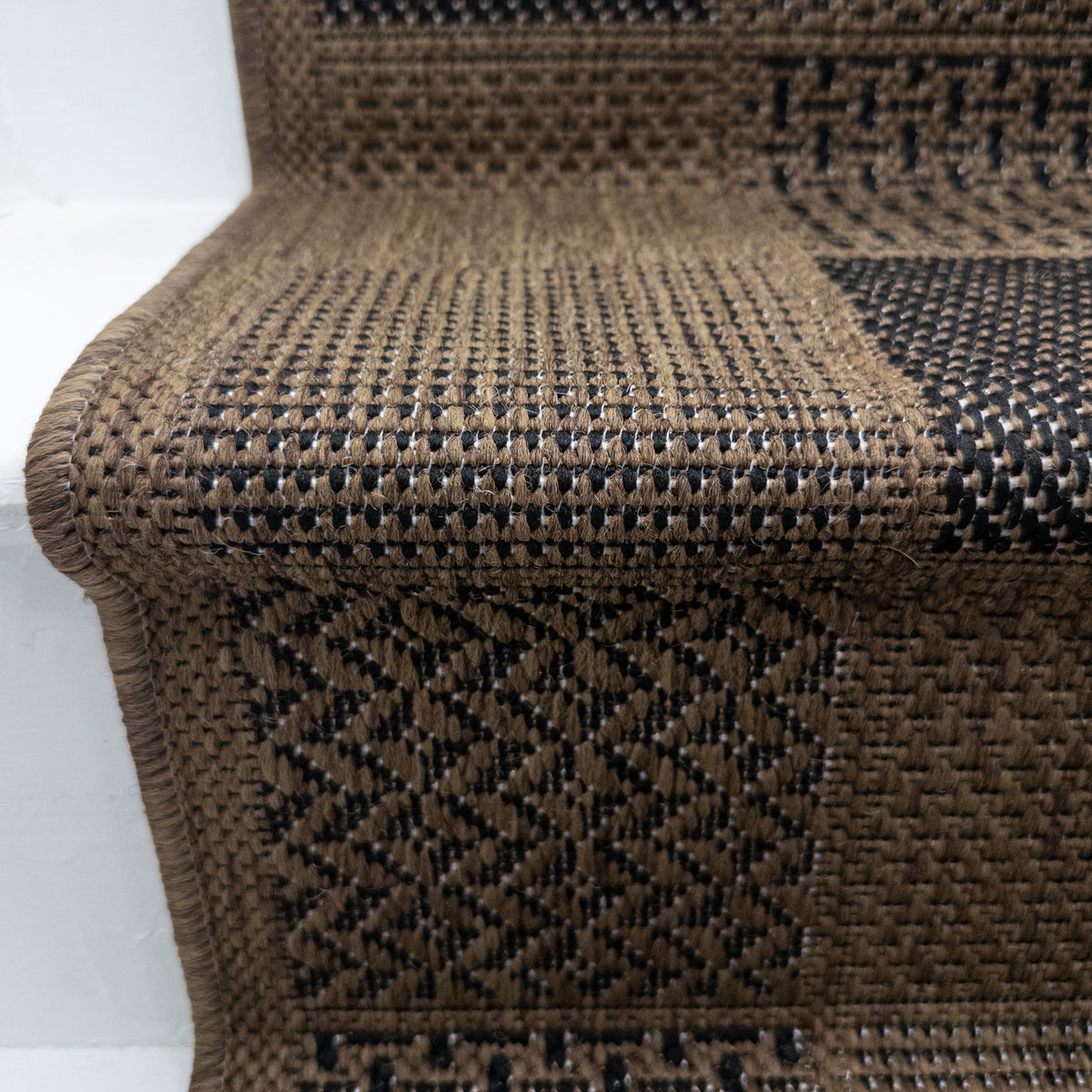 Patch Brown Stair Runner