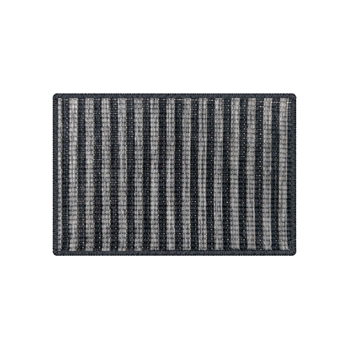 Pinstripe Black Sample