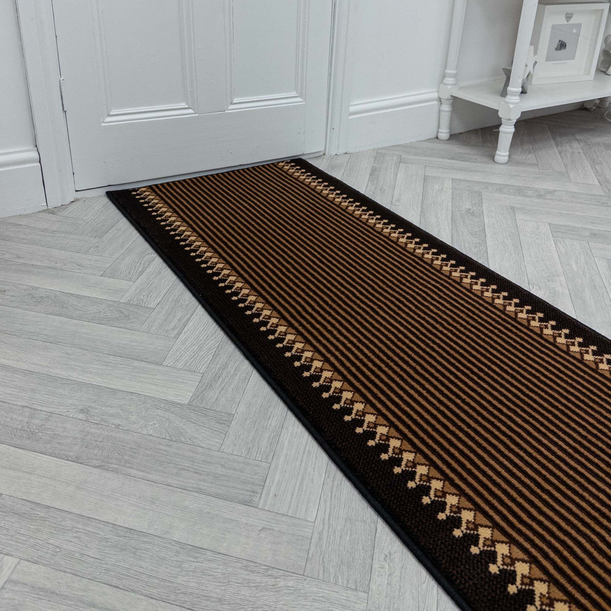 Portcullis Midnight Rug Runner