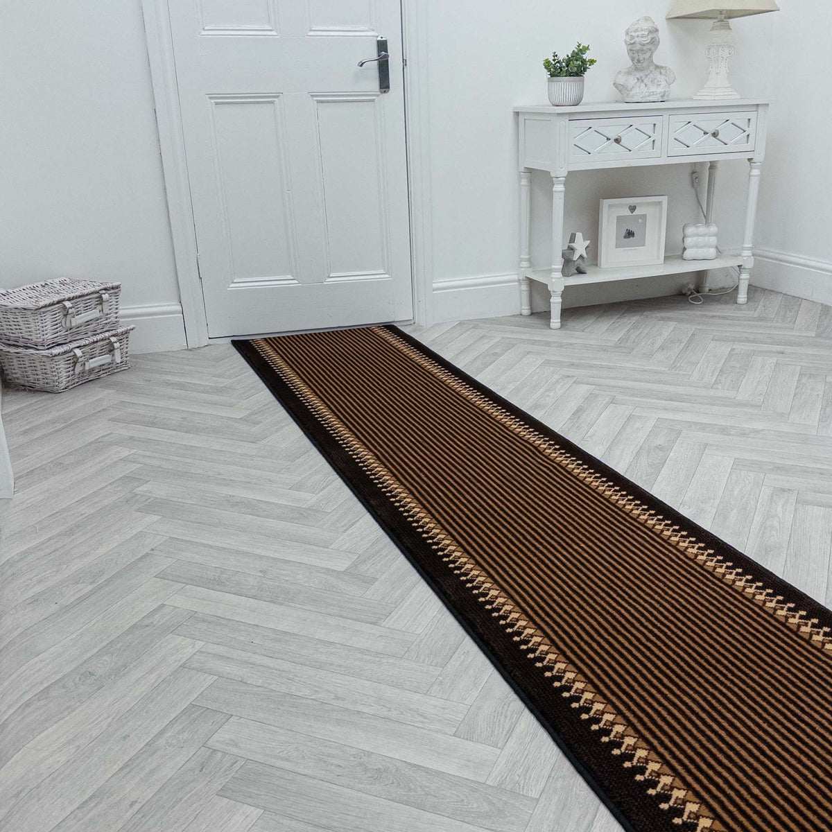 Portcullis Midnight Rug Runner