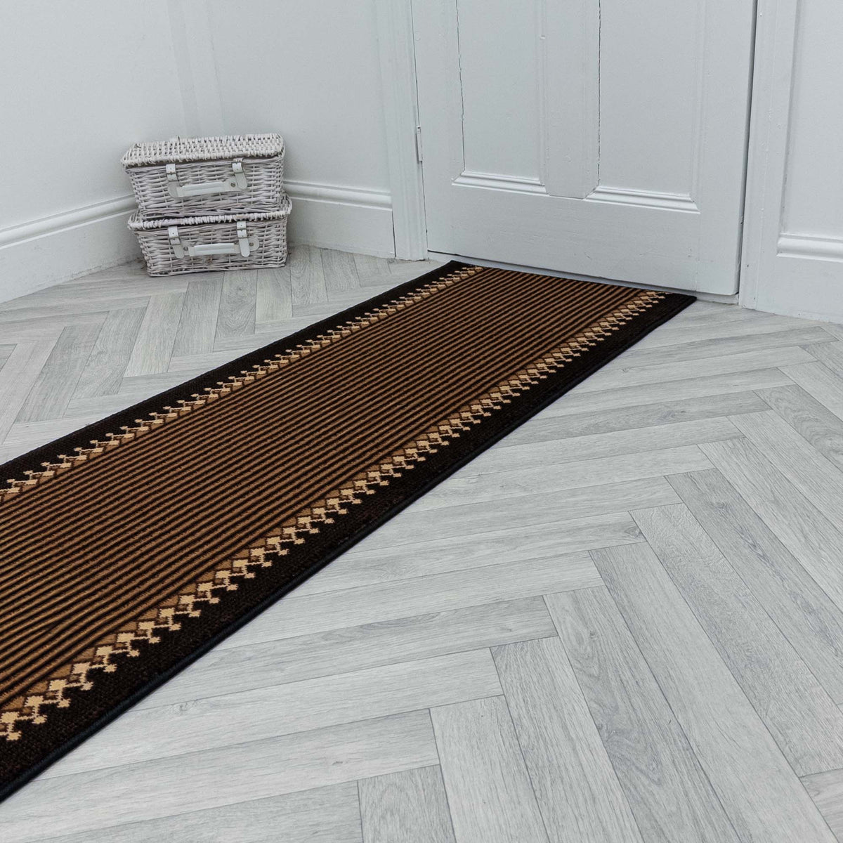 Portcullis Midnight Rug Runner