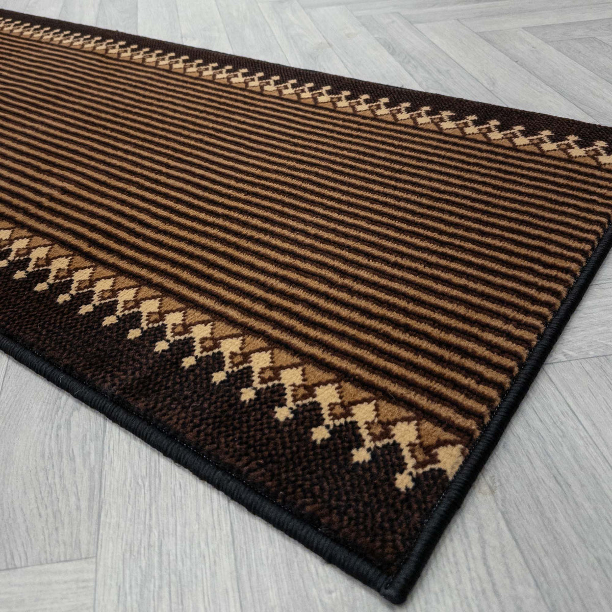 Portcullis Midnight Rug Runner