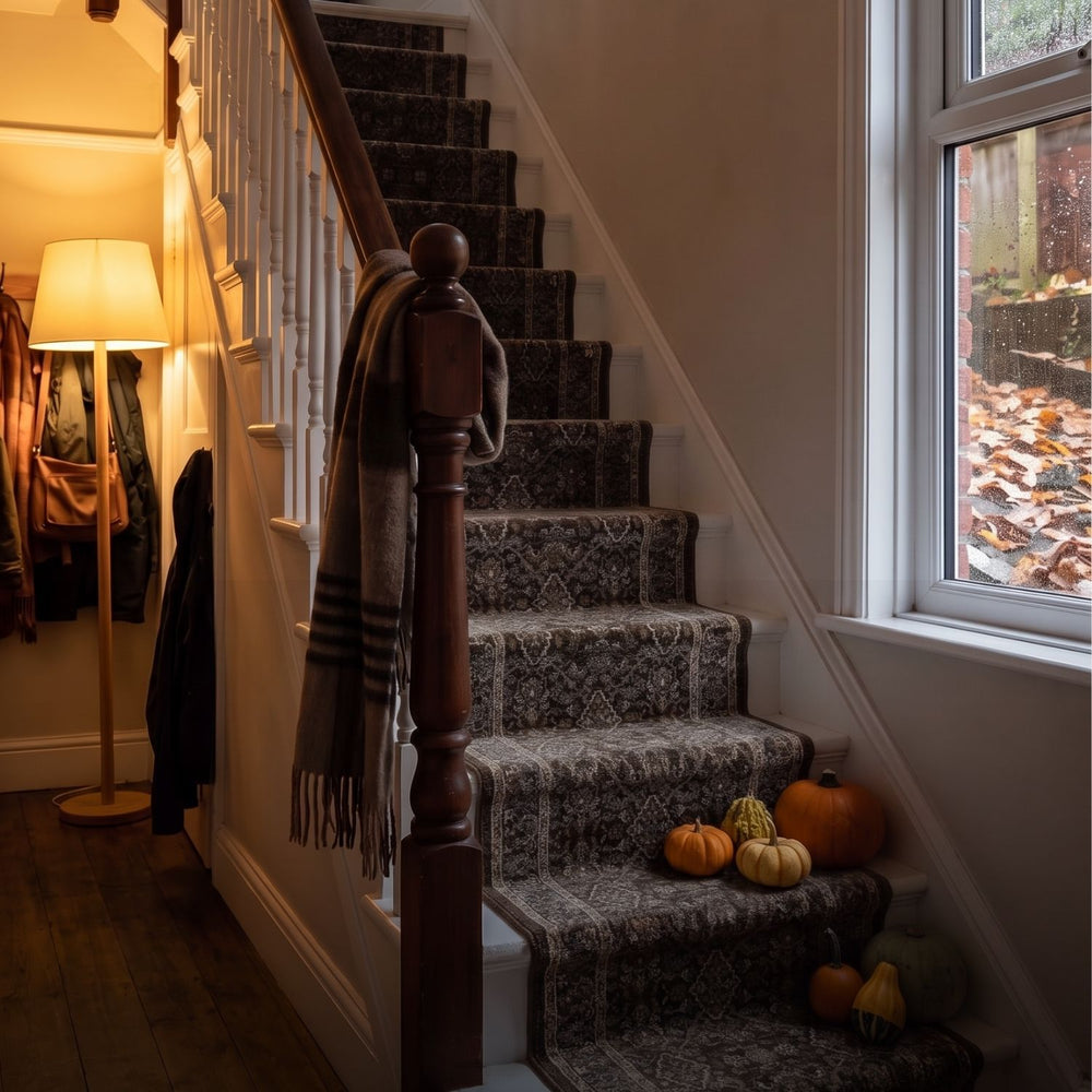 Stair Runner Rug Pattern Eiger Dark Grey Stair Runners | Runrug