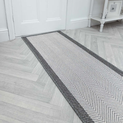 Urban Ridge Border Silver Hall Runner
