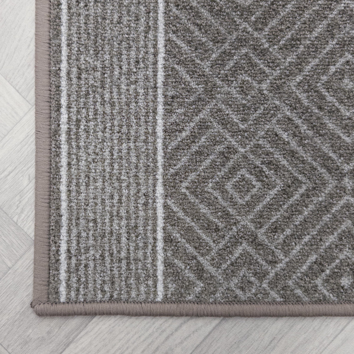 Walton Light Brown Hall Runner