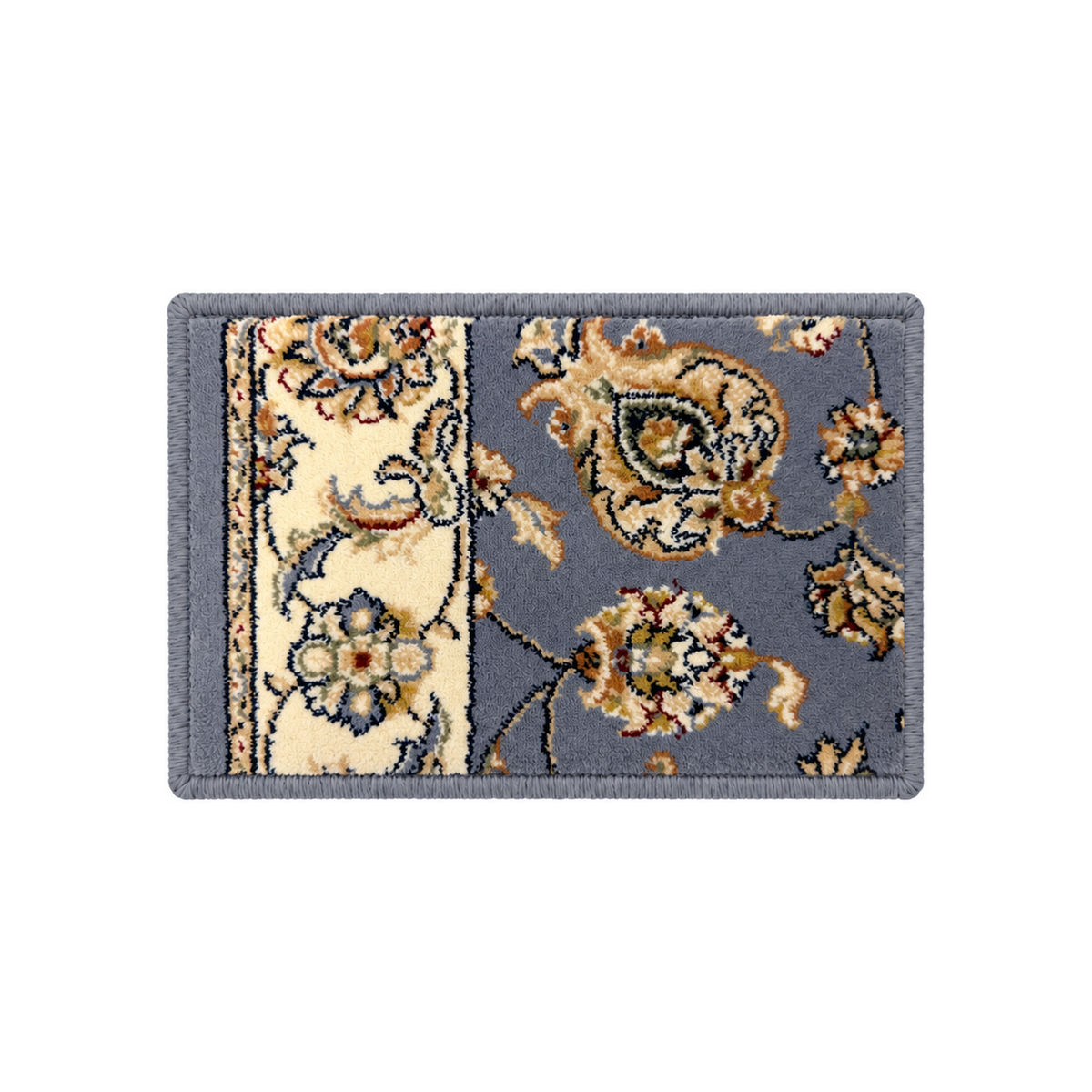 Ancient Garden Light Blue/Ivory 57365-5464 Sample