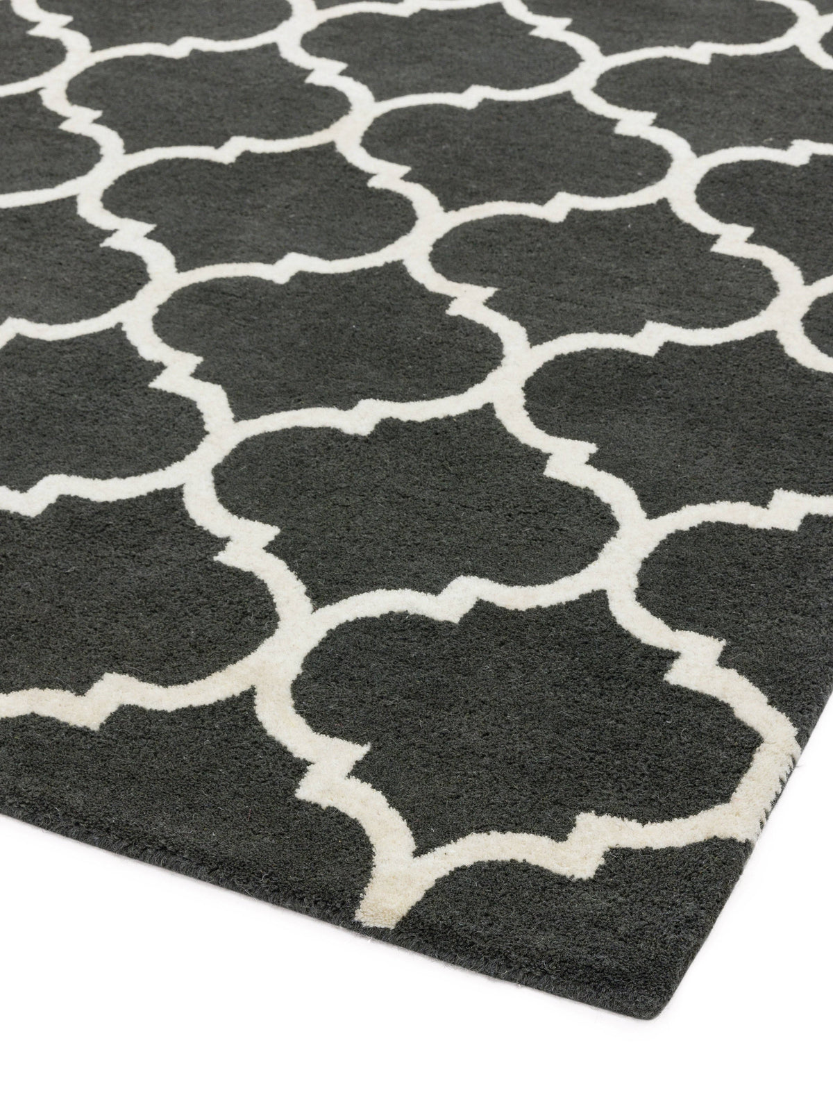Albany Ogee Charcoal Rug
