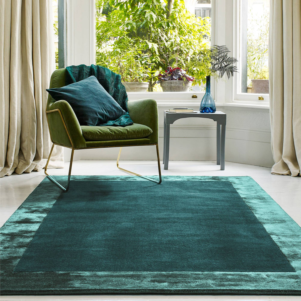 Ascot Aqua Blue Rug