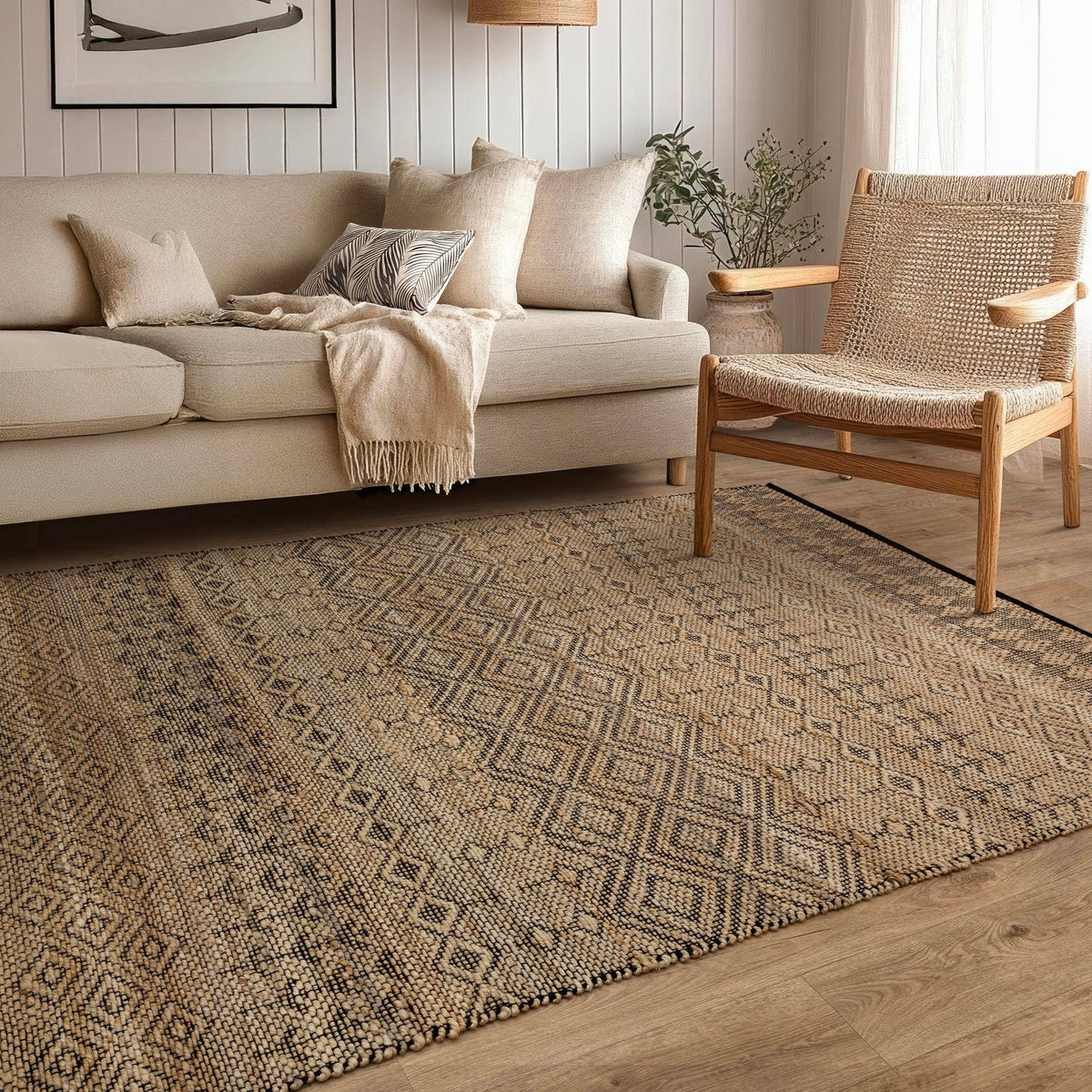 Asher Black Rug