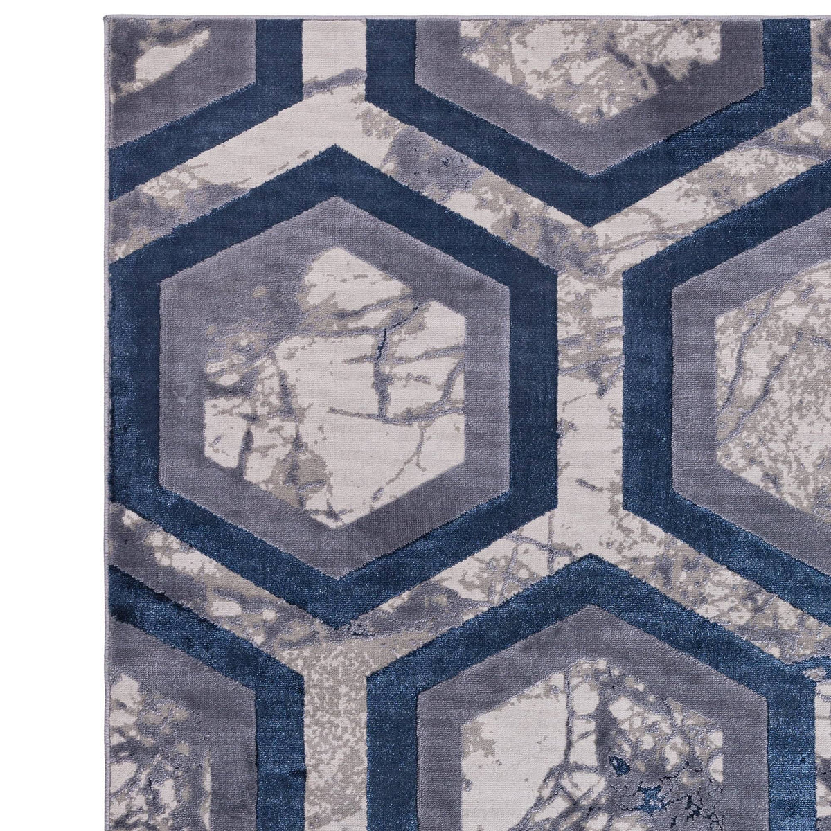 Aurora Hexagon Rug AU19