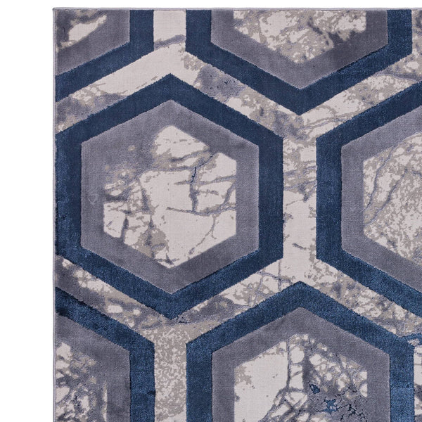 Aurora Hexagon Rug AU19