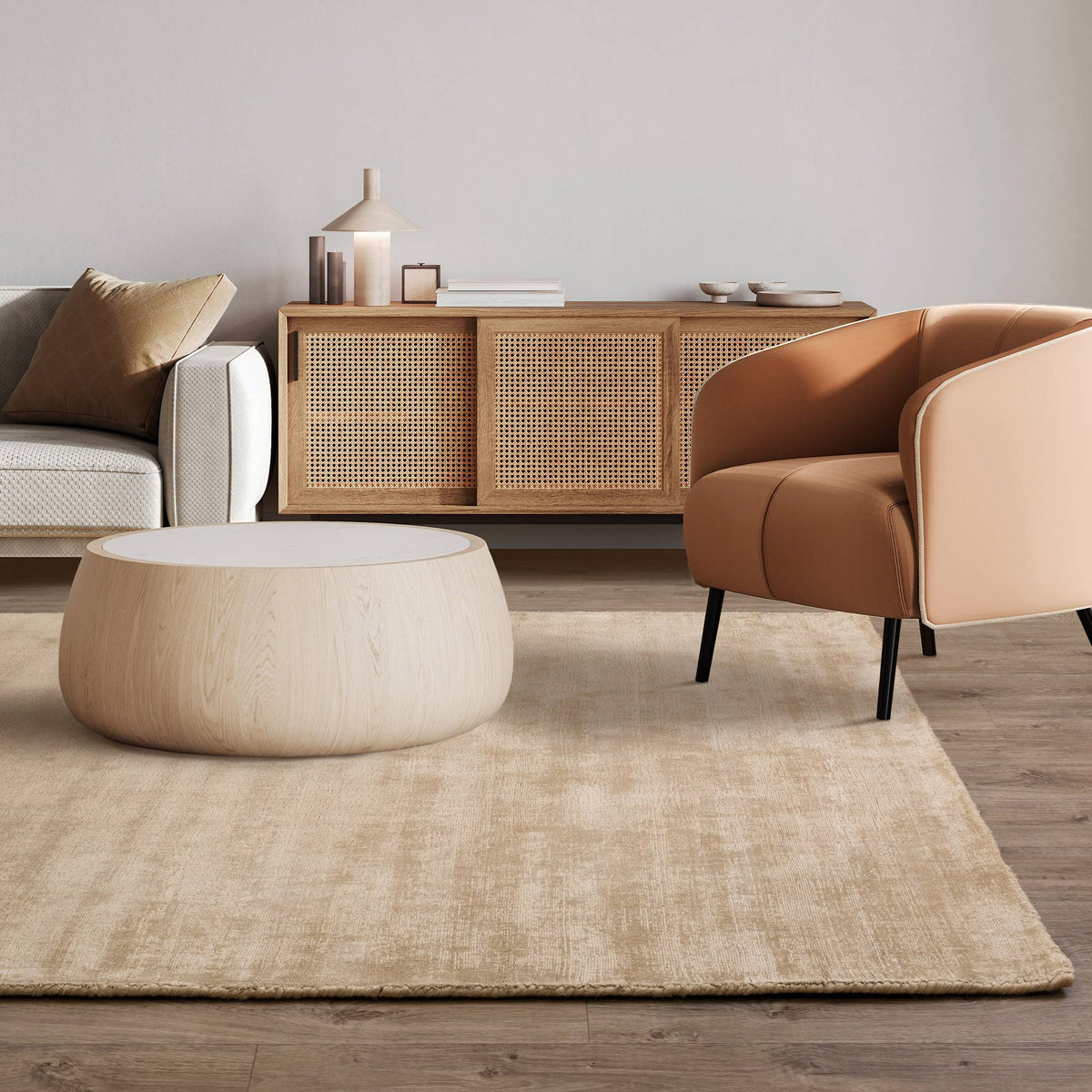 Blade Champagne Rug
