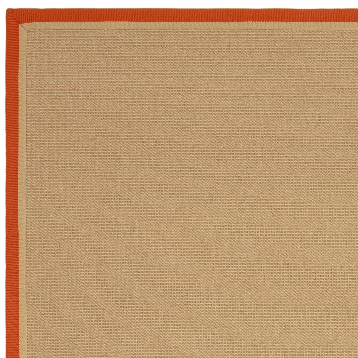 Bordo Boucle Rust Linen Rug