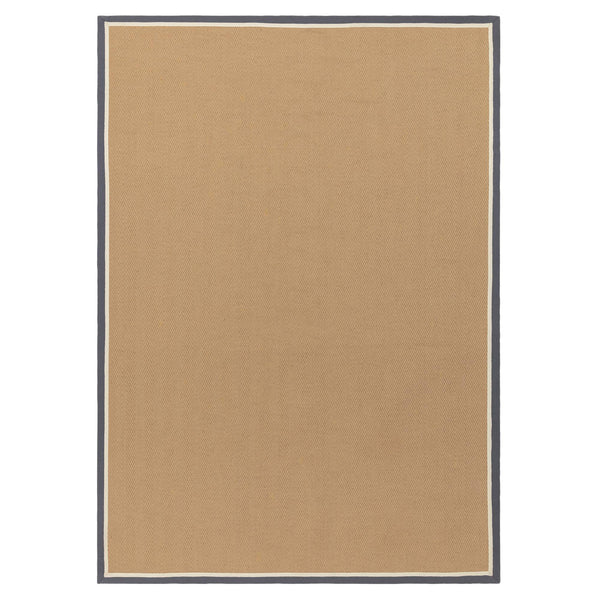 Bordo Herringbone Slate Cream Rug