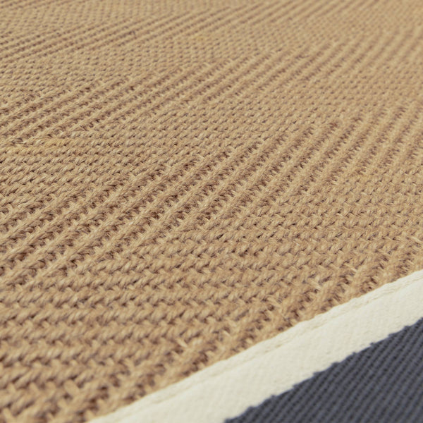 Bordo Herringbone Slate Cream Rug