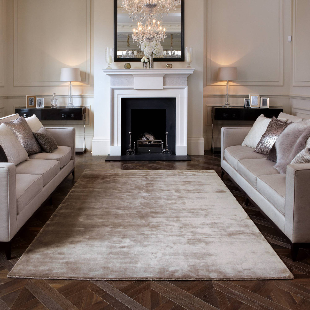 Chrome Taupe Rug